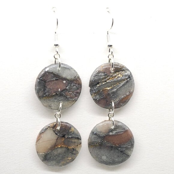 Circles Squared Earrings - Picture 1 of 5